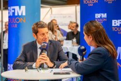 David Lisnard en interview sur le plateau BFM Toulon Var (Var) — Salon des Communes et des Intercommunalités organisé par AP Média
